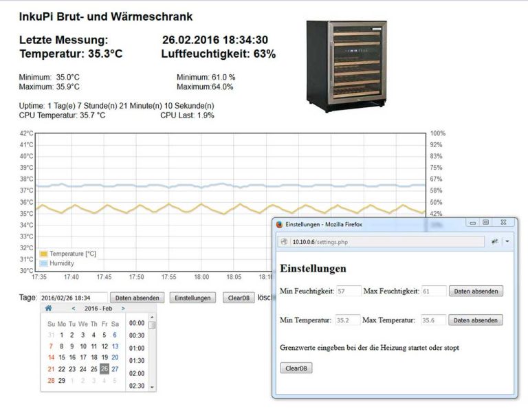 Eigenbau-Projekt Brutschrank „InkuPi“ – Update