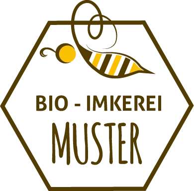 Bio-Imkerei Muster Logo